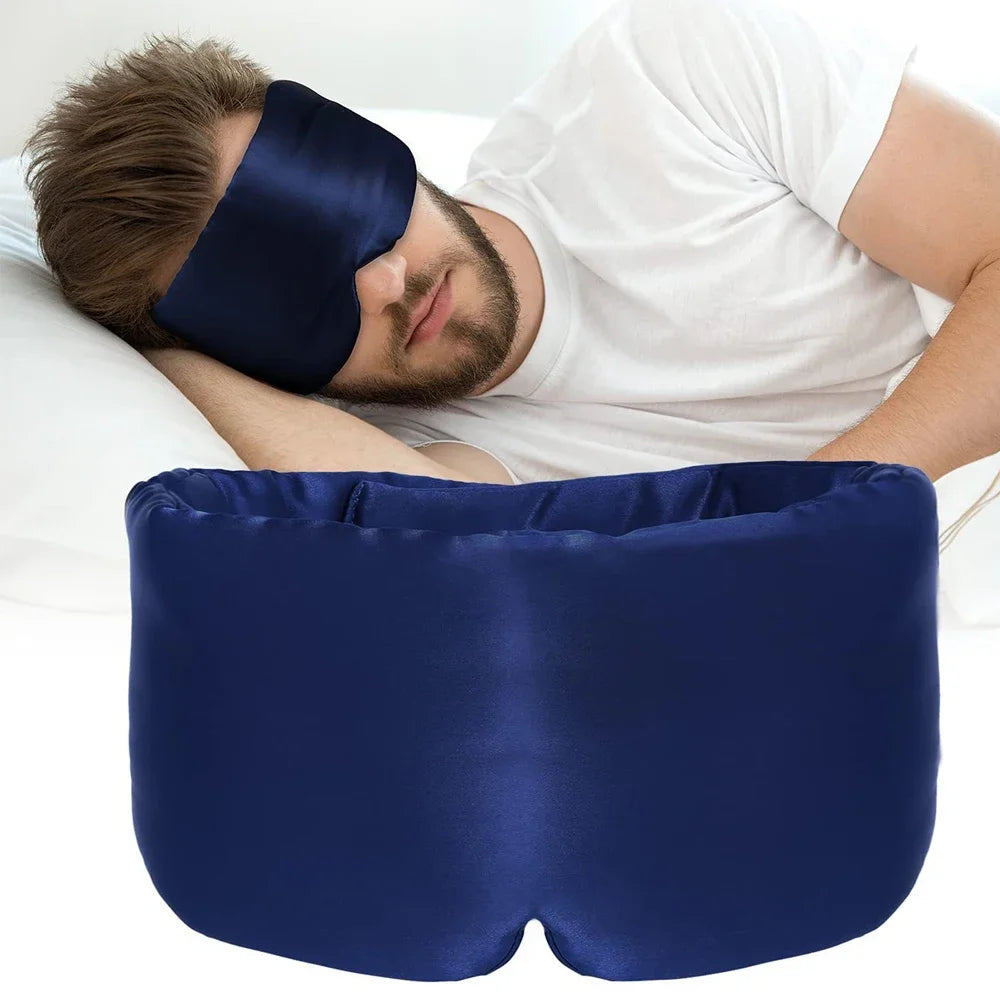 Antifaz de Seda Natural para Dormir – Bloquea la Luz