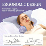 Almohada Cervical Ergonómica Memory Foam 2 en 1 – Diseño Mariposa