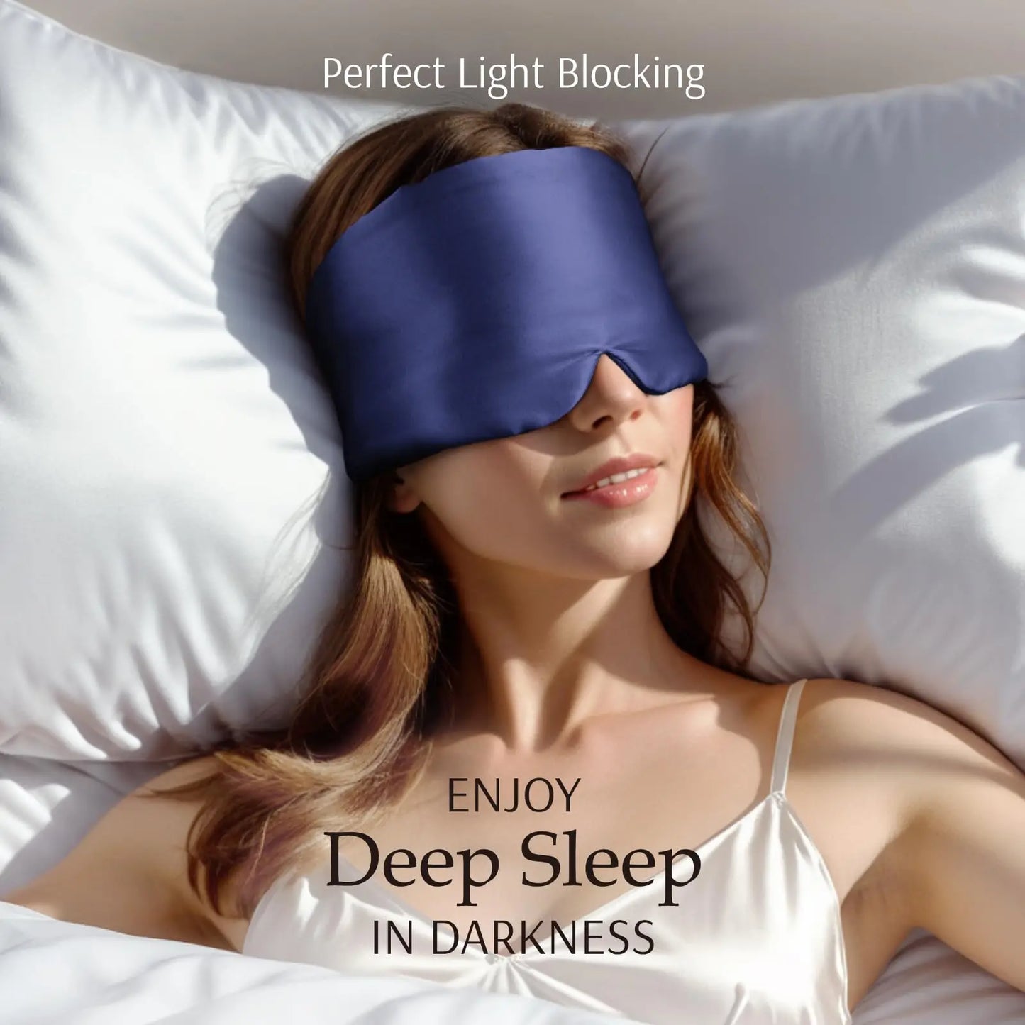 Antifaz de Seda Natural para Dormir – Bloquea la Luz